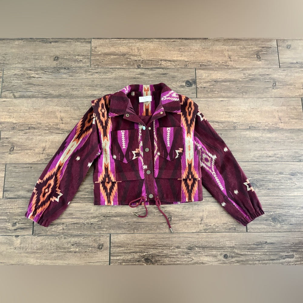 Oversized Print jacket z supply small